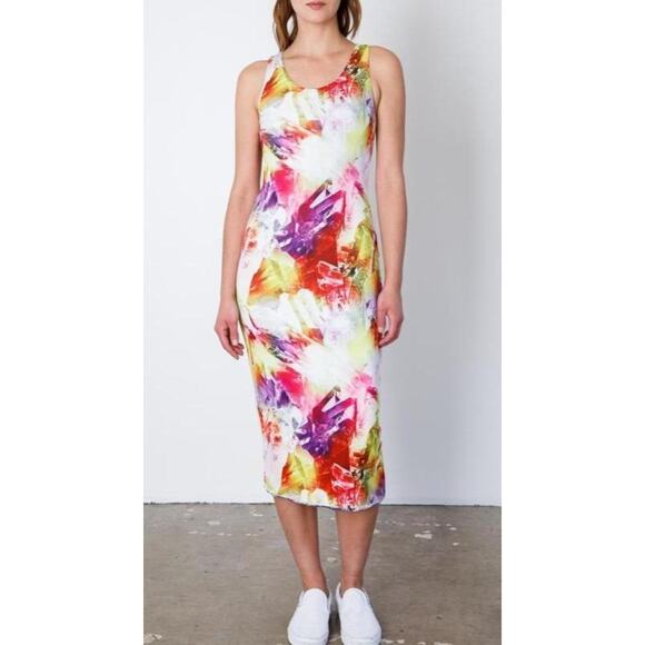 Le Superbe Reversible One & Done Snake & Crystal Midi Tank Dress Size Small - Picture 11 of 11